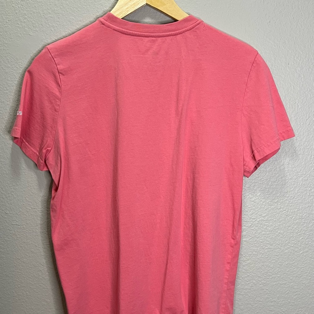 Adidas Women’s Pink Short Sleeve Tee with Logo Size XL - Picture 5 of 8